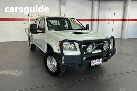 White 2009 Holden Colorado Crew Cab Chassis LX (4X4)