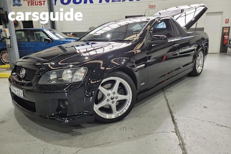 Black 2009 Holden Commodore Utility SS