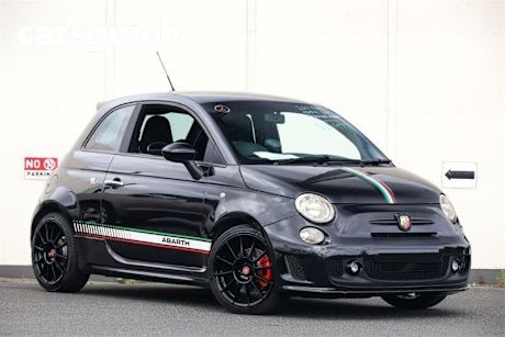 Black 2011 Abarth 500 Hatchback Esseesse