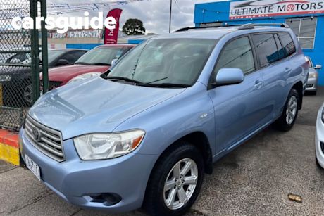 Blue 2010 Toyota Kluger Wagon KX-R (fwd) 5 Seat