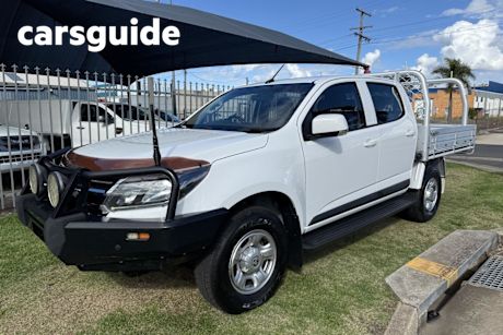 White 2019 Holden Colorado Crew Cab Chassis LS (4X4) (5YR)