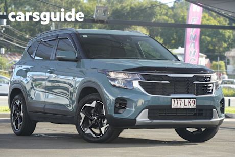 Blue 2024 Kia Seltos Wagon Sport (fwd)