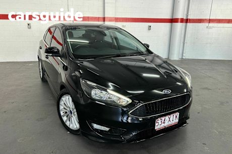 Black 2017 Ford Focus Hatchback Sport