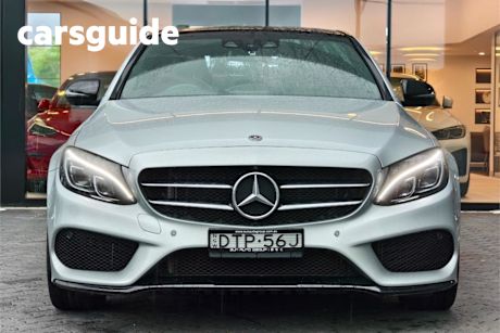 Silver 2017 Mercedes-Benz C200 Sedan
