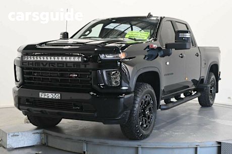 Black 2020 Chevrolet Silverado Ute Tray 2500HD Pickup Crew Cab LTZ