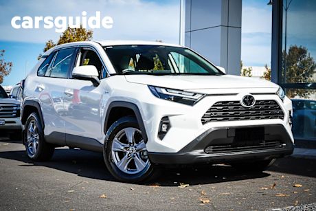 White 2024 Toyota RAV4 Wagon GX (2WD) Hybrid