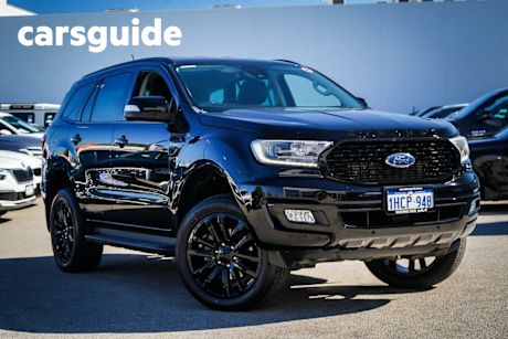 Black 2020 Ford Everest Wagon Sport (4WD)