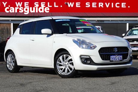 White 2023 Suzuki Swift Hatchback GL Navi