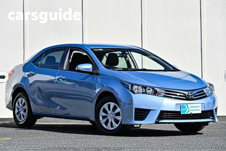 Blue 2014 Toyota Corolla Sedan Ascent