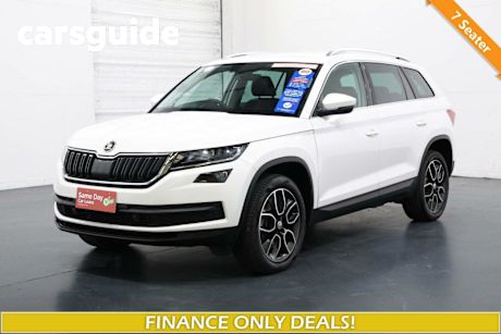 White 2021 Skoda Kodiaq Wagon Sportline (4X4)