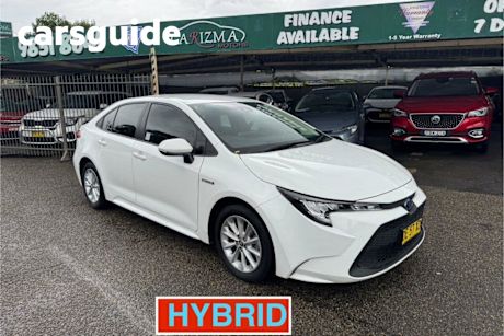 White 2022 Toyota Corolla Sedan Ascent Sport Hybrid