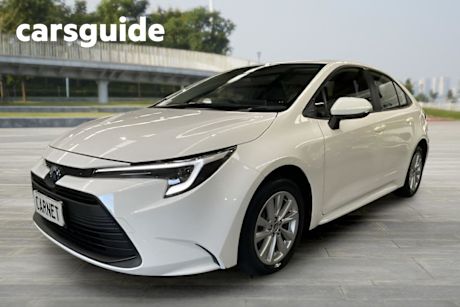 White 2023 Toyota Corolla Sedan Ascent Sport + Conv PK Hybrid