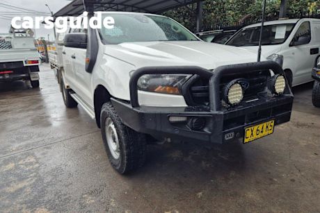 White 2019 Ford Ranger Double Cab Chassis XL 3.2 (4X4)