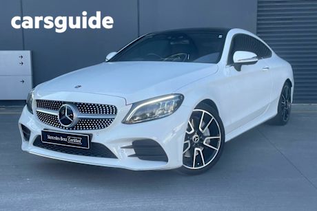 White 2019 Mercedes-Benz C300 Coupe
