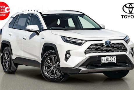 White 2024 Toyota RAV4 Wagon GXL (2WD) Hybrid