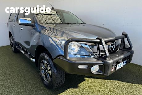 Blue 2017 Mazda BT-50 Dual Cab Utility XTR (4X4)