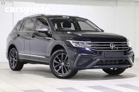 Black 2024 Volkswagen Tiguan Wagon Allspace 110TSI Life