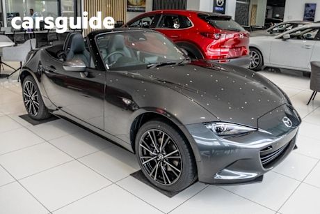 Grey 2024 Mazda MX-5 Convertible G20 Roadster GT