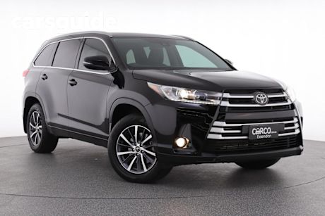 Black 2018 Toyota Kluger Wagon GXL (4X4)