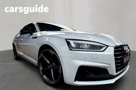 White 2020 Audi A5 Sportback 40 Tfsi S Line Mhev