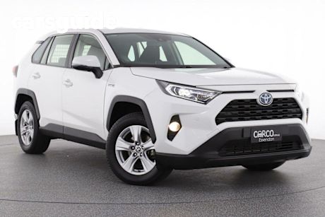 White 2021 Toyota RAV4 Wagon GX (2WD) Hybrid