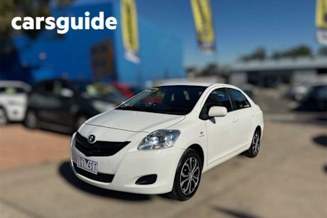White 2008 Toyota Yaris Sedan YRS NCP93R
