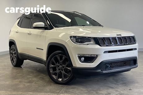 White 2021 Jeep Compass Wagon S-Limited (awd)