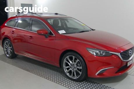 Red 2015 Mazda 6 Wagon GT
