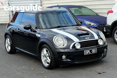 Black 2008 Mini Cooper Hatchback S