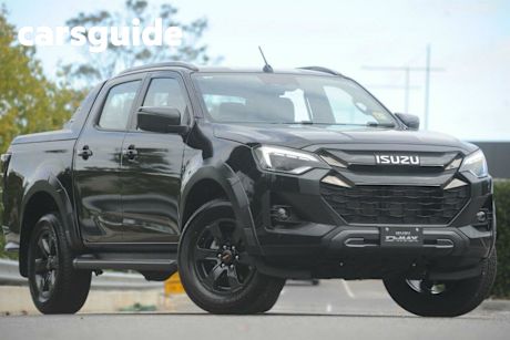 Black 2024 Isuzu D-MAX Crew Cab Utility X-Terrain (4X4)