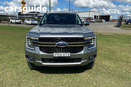 Silver 2023 Ford Ranger Double Cab Pick Up XLT 2.0 HI-Rider (4X2)