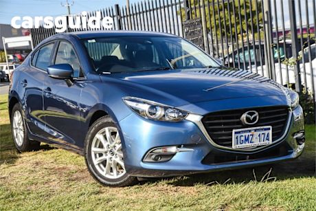 Blue 2018 Mazda 3 Sedan Maxx Sport