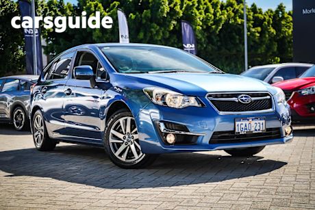 Blue 2016 Subaru Impreza Hatchback 2.0I Premium (awd)