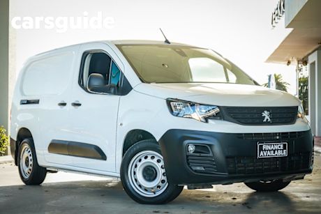 White 2021 Peugeot Partner Van City LWB