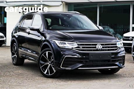 Black 2024 Volkswagen Tiguan Wagon Allspace 162TSI R-Line