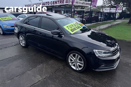 Black 2014 Volkswagen Jetta Sedan 103 TDI Comfortline