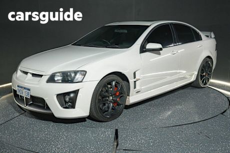 White 2008 HSV Clubsport Sedan R8