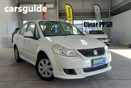 White 2008 Suzuki SX4 Sedan