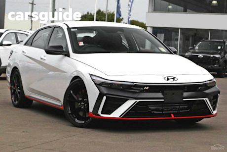 White 2024 Hyundai I30 Sedan N Premium With Sunroof