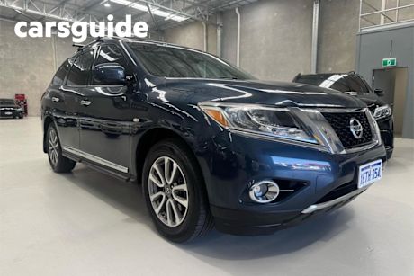 Blue 2013 Nissan Pathfinder Wagon ST-L (4X4)