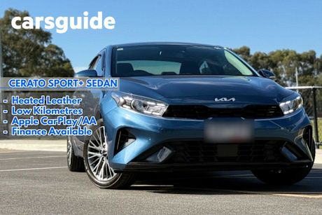 Blue 2021 Kia Cerato Sedan Sport+