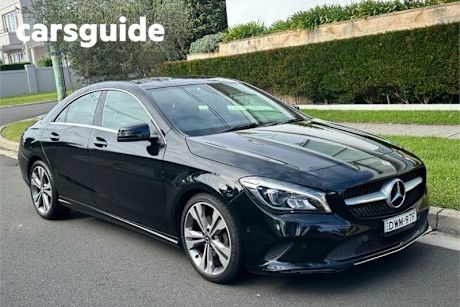 Black 2018 Mercedes-Benz CLA180 Coupe