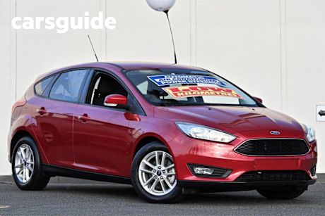 Red 2018 Ford Focus Hatchback Trend (5 YR)