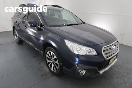 Blue 2017 Subaru Outback Wagon 2.5I