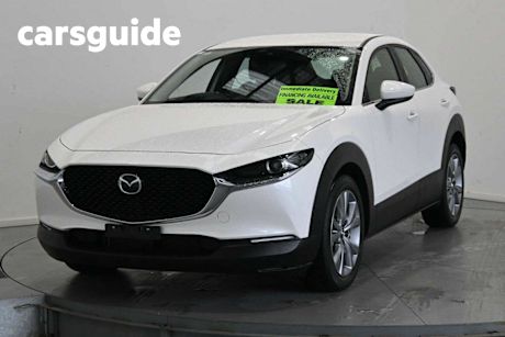 White 2023 Mazda CX-30 Wagon G20 Evolve (fwd)