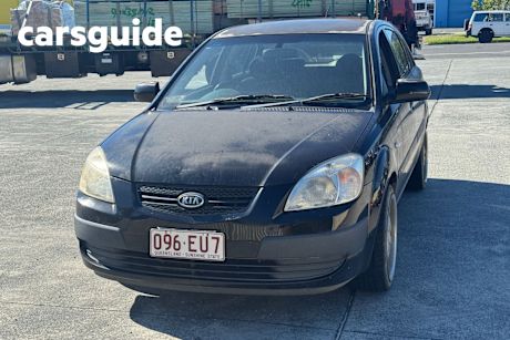 Black 2009 Kia RIO Hatchback LX