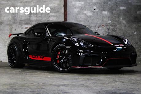 Black 2021 Porsche 718 Coupe Cayman GT4