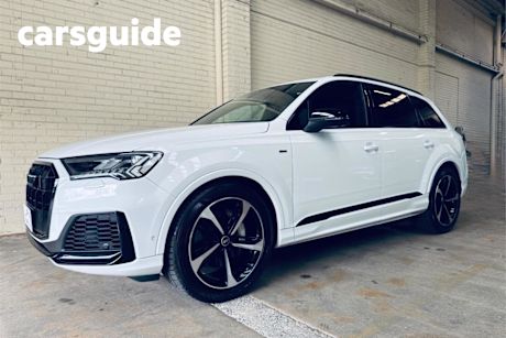 White 2021 Audi Q7 Wagon 50 TDI Quattro S Line Mhev
