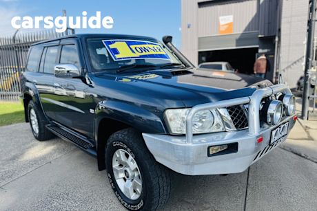 Blue 2008 Nissan Patrol Wagon ST-L (4X4)