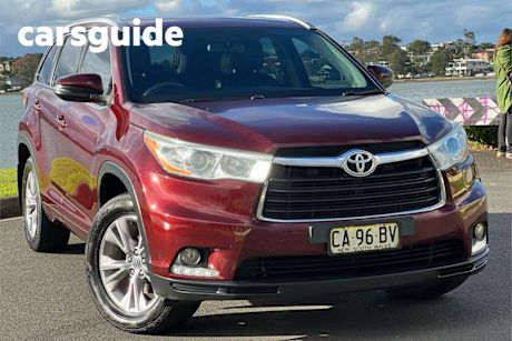 Red 2014 Toyota Kluger Wagon GXL (4X2)